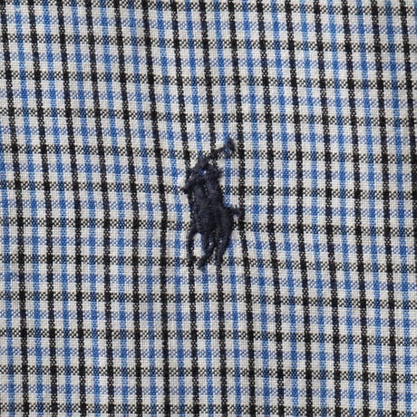 Ralph Lauren / Vintage, Tattersall Plaid Cotton B.D L/S Shirt "Blaire"