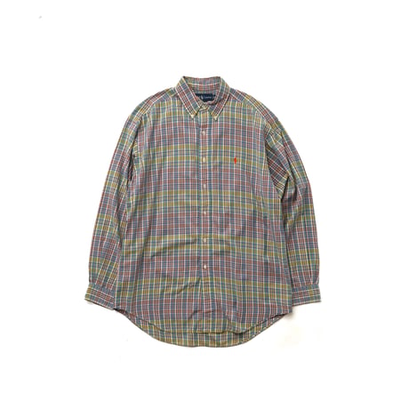 Ralph Lauren / Vintage, Madras Plaid L/S Shirt -Blake-