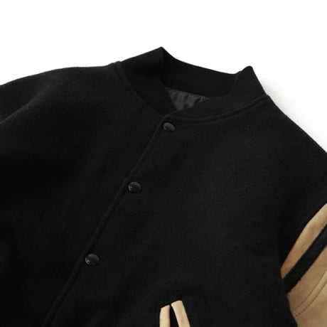 NFL on FOX / Vintage, Melton Leather Varsity Jacket