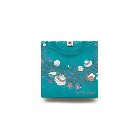 Captiva Island, FL / Vintage, Puffy Paint Sea Shells S/S Tee