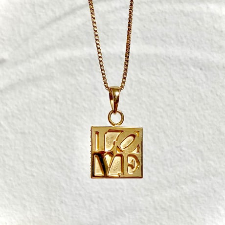 IN-PUT-OUT / “The other side of love” Reversible Necklace K18 GP / Silver 925