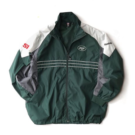 Reebok / Vintage, Zip Up Pullover Windbreaker "New York Jets"