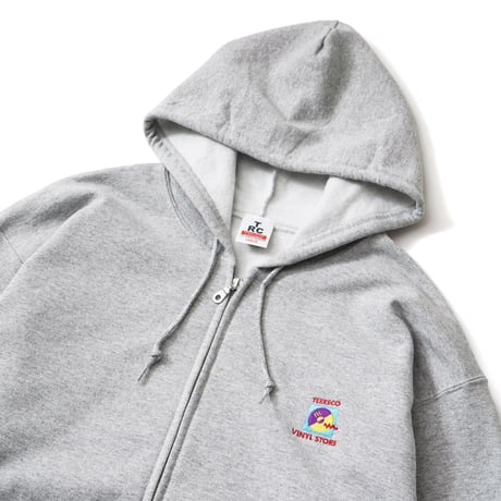 Teereco / SS Logo Embroidered Zip Up Hooded Sweatshirt