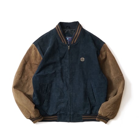 Port Authority / Suede Leather Varsity Jacket