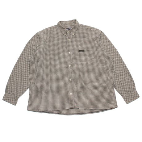 Polo Jeans / 90's Vintage, Shepherd Plaid B.D Flannel L/S Shirt