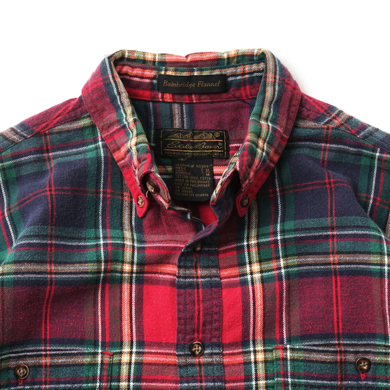 Eddie Bauer / Vintage, Flannel Plaid L/S Shirt