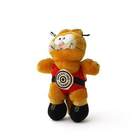 Garfield / Vintage, Plush Toy "Wrestler"