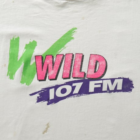 Wild 107.7FM / Vintage, Logo S/S Tee