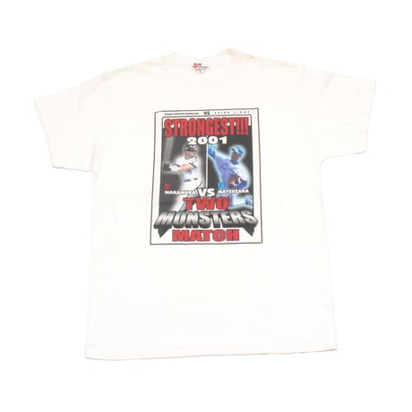 Buffaloes / Strongest 2001 S/S Tee  "中村紀洋" VS "松坂大輔"
