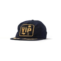 Caterpillar Inc. / Vintage, 5-Panel Snapback Hat "VIP, Gold laurel brim"