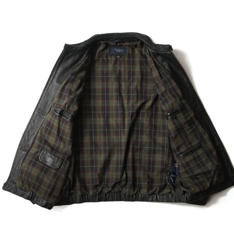 Leather Harrington Jacket