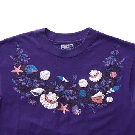 Captiva Island, FL / Vintage, Puffy Paint Sea Shells S/S Tee