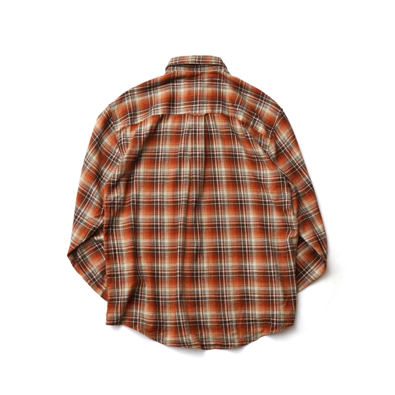 サブカルチャー SUNFADED YARNDYED FLANNEL SHIRT SUN－FADED