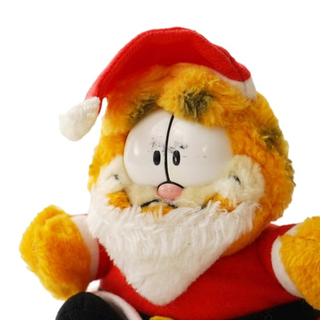 Garfield × McDonald / Vintage, Plush Toy "Santa Claus"