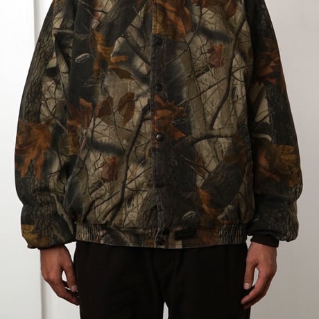 Liberty / Vintage, Real Tree Camo Quilted Bomber Jacket
