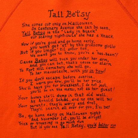 Bradley County, Tennessee / Vintage, Souvenir Crewneck Sweatshirt "Tall Betsy"