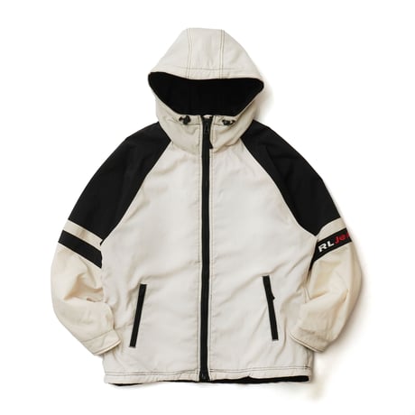 Polo Jeans / Vintage, Hooded Fleece Liner Polyester Windbreaker