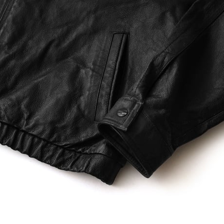 Vintage, Leather Harrington Jacket
