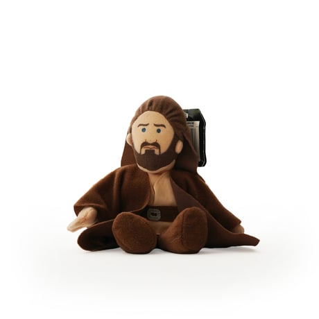Star Wars / Vintage, Plush Toy "Qui-Gon Jinn, Episode I – The Phantom Menace"