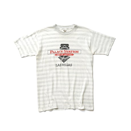 Palace Station Hotel Casino / Vintage, Striped S/S Tee