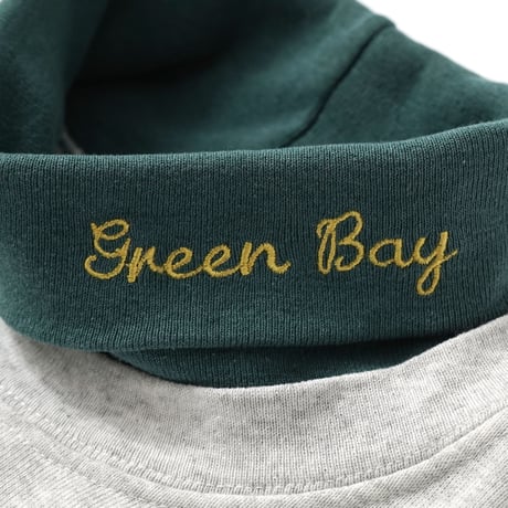 Majestic / Vintage, Turtle Neck Sweatshirt "Green Bay Packers"