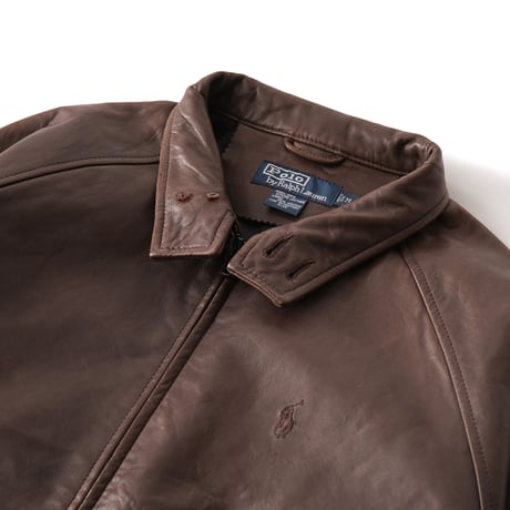 Polo Ralph Lauren / Vintage, G9 Lamb Leather Harrington Jacket