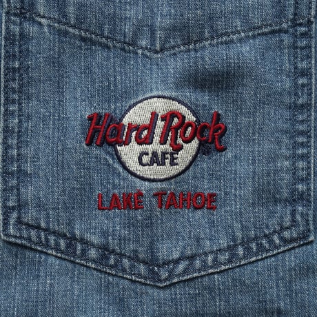 Hard Rock Cafe / Vintage, Denim B.D. L/S Shirt "Hard Rock Hotel & Casino Lake Tahoe"