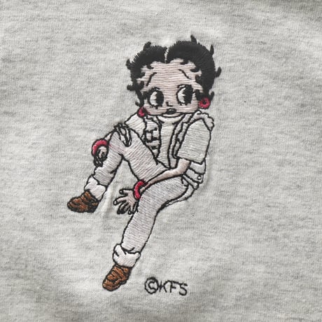 Betty Boop / Vintage, Embroidered S/S Tee
