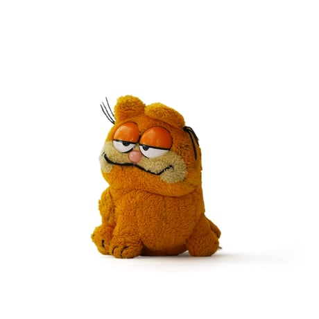 Garfield / Vintage, Plush Toy "Sitting Standard, Left"