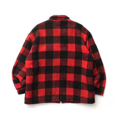 Big Mike / Vintage, Plaid Wool Melton Quilted Liner Hunting Jacket