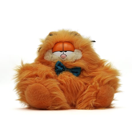 Garfield / Vintage, Long Hair Plush Toy "Blown Dry"