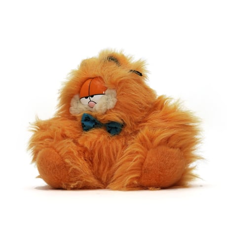 Garfield / Vintage, Long Hair Plush Toy "Blown Dry"