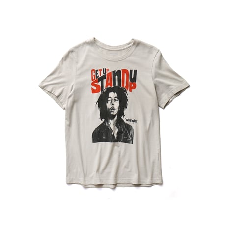 Bob Marley × Wrangler / Get And Stand Up S/S Tee