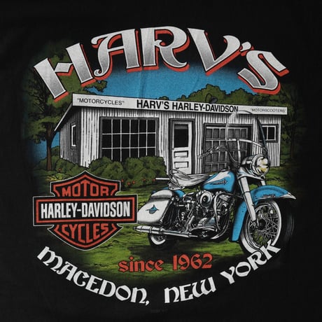 Harley Davidson / Vintage, Macedon New York S/S Tee