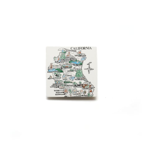 California / Vintage, Map Souvenir S/S Tee