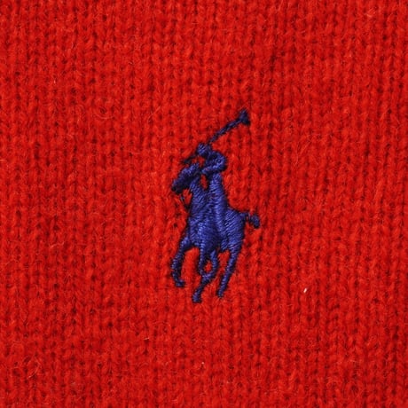 Polo Ralph Lauren / Vintage, Lambs Wool Knit Polo L/S Shirt