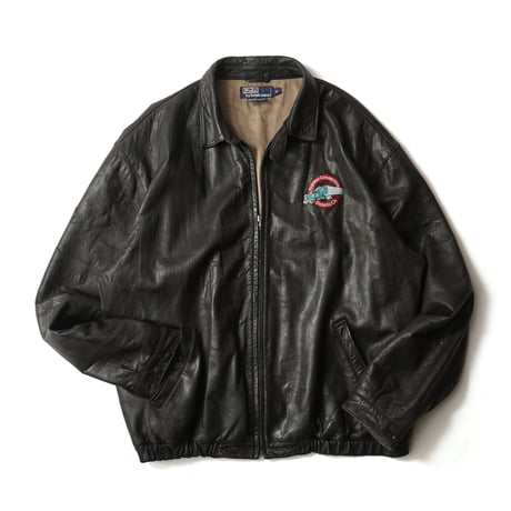 Polo Ralph Lauren / Vintage, Bradford Windbreaker Lamb Leather Jacket