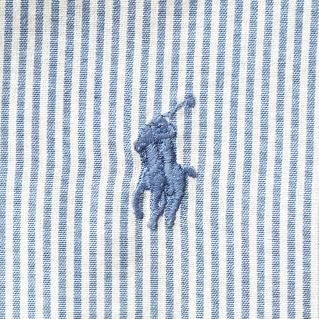 Ralph Lauren / Vintage, Pin Striped Oxford B.D. L/S Shirt "Blake"