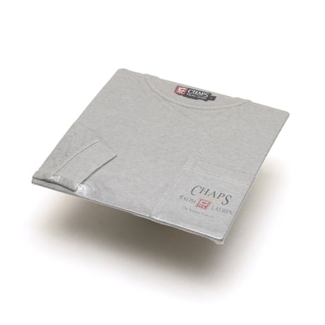 Chaps Ralph Lauren / 90's Vintage, Pocket L/S Tee