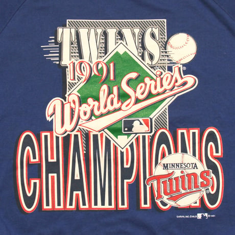 Minnesota Twins / Vintage, 1991 World Series Champion Crewneck Sweatshirt
