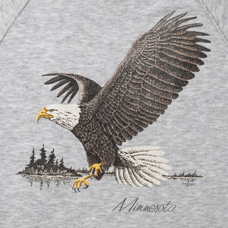 Minnesota / Vintage, Souvenir Crewneck Sweatshirt "Bald Eagle"