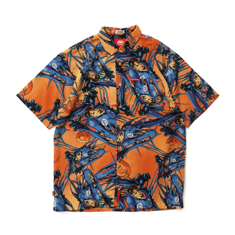 Ecko Unlimited / Vintage, "Fantastic 4" Open Collar S/S Shirt