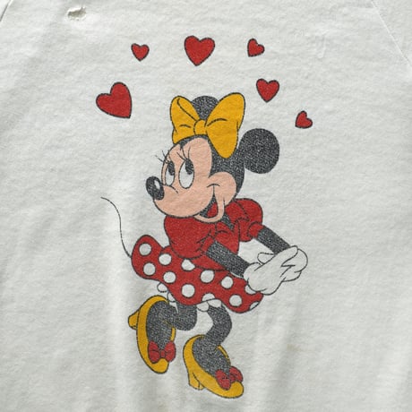 Disney / Vintage, Raglan Crewneck Sweatshirt "Minnie Mouse"