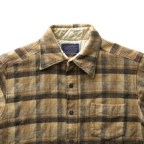 Pendleton / Vintage, Quilted Callor Wool L/S Shirt