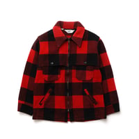 Woolrich / Vintage, Double Mackinaw Cruiser Jacket "Buffalo Plaid, Wool Melton"