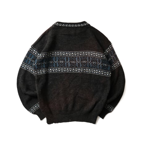 Vintage, Acrylic Wool Crewneck Knit