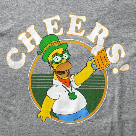 The Simpsons / St. Patrick Day Cheers Homer S/S Tee