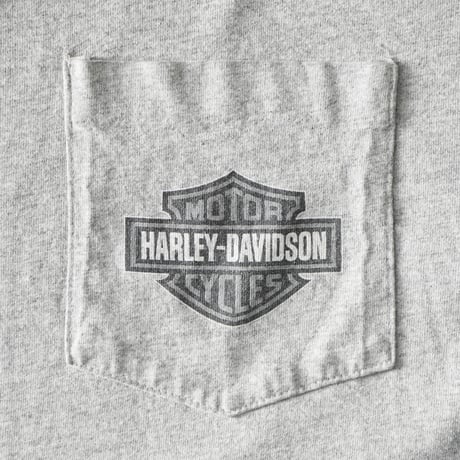 Harley Davidson / Vintage, Desert Sports Pocket L/S Tee