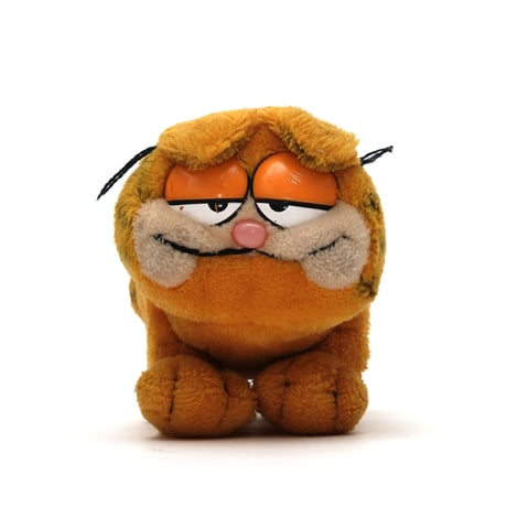 Garfield / 80's Vintage, Plush Toy "Four-Legged"