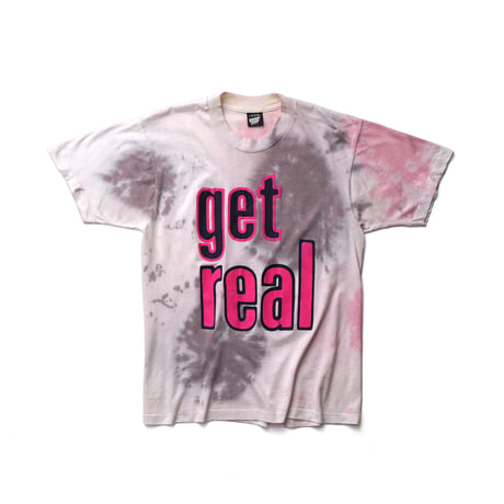 Vintage, "get real" Tie-Dye S/S Tee